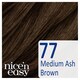 image 3 of Nice'n Easy No Ammonia Medium Ash Brown 77 H/Dye