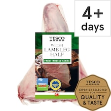 Tesco Welsh Lamb Leg Half