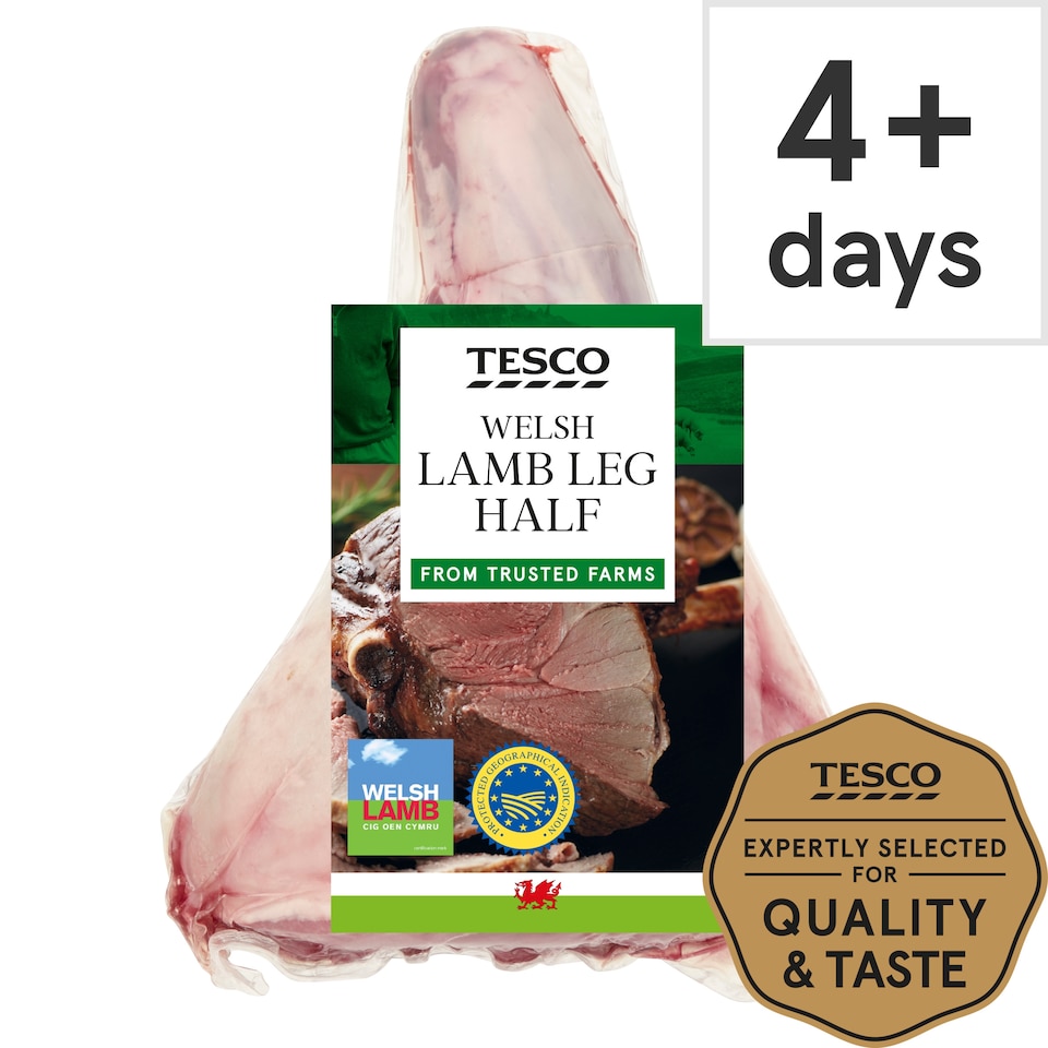 Tesco Welsh Lamb Leg Half