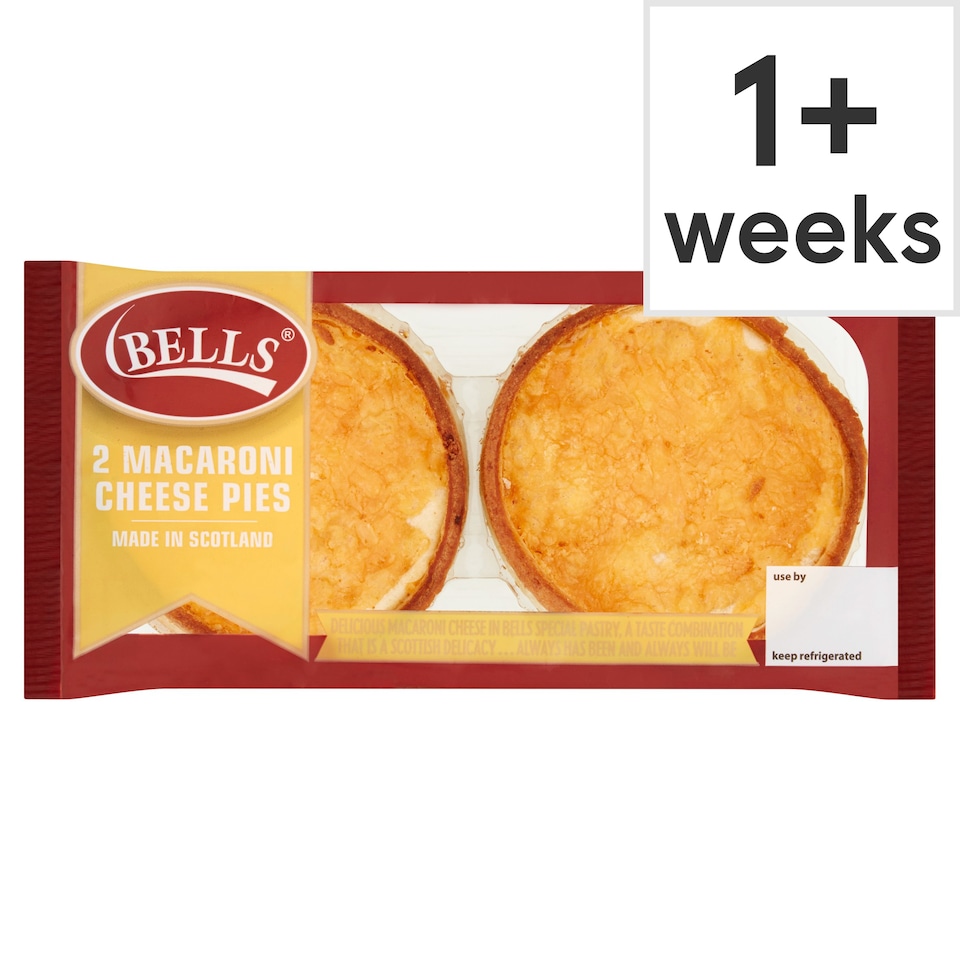 Bells Macaroni Cheese Pies 2 Pack 350g