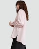image 1 of F&F Satin Button Up Shirt in Pink