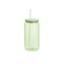 F&F Home colour glass drinking jar assorted