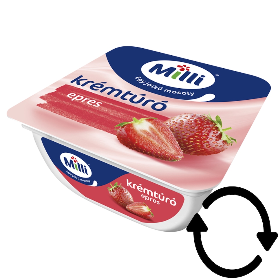 Milli Creamy Cottage Cheese Dessert with Strawberry 90 g