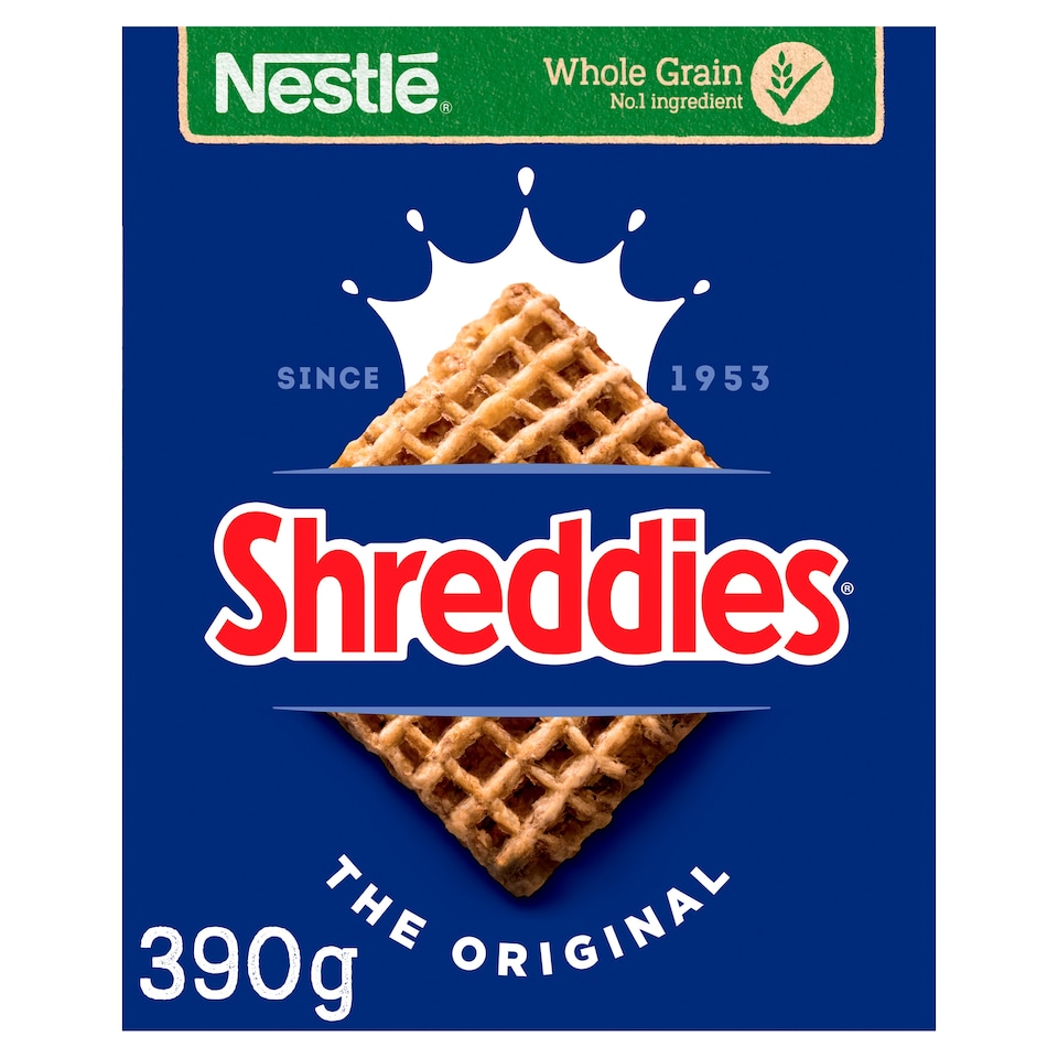 image 1 of Nestle Shreddies Wholegrain Cereal - Original 390g