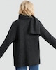 image 3 of F&F Knitted Scarf Detail Cardigan with Wool in Grey
