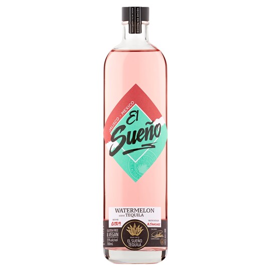 El Sueno Watermelon Tequila Liqueur 70Cl Tesco Groceries