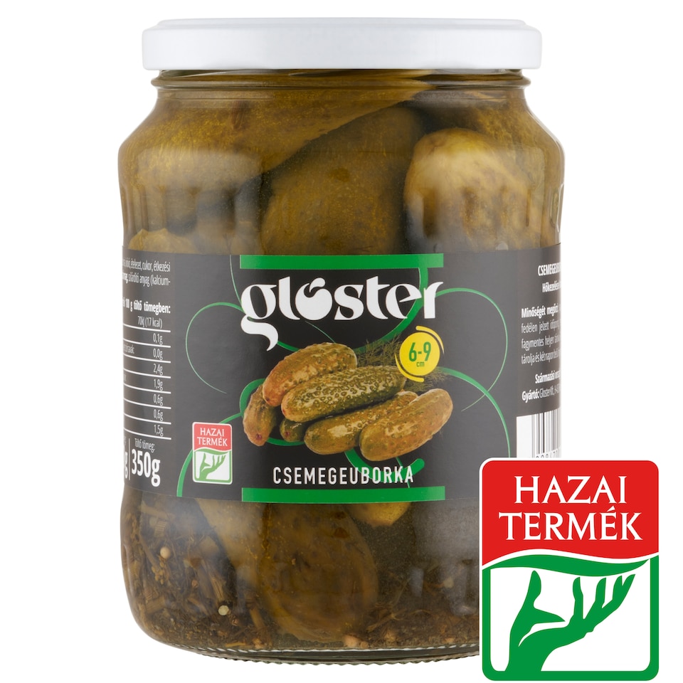 Gloster csemegeuborka 6-9 cm 680 g