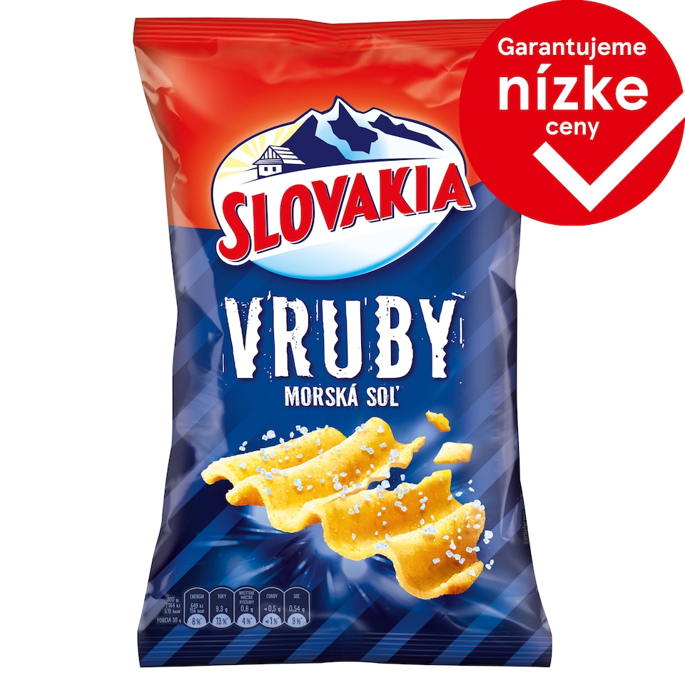 Slovakia Vruby morská soľ 120 g