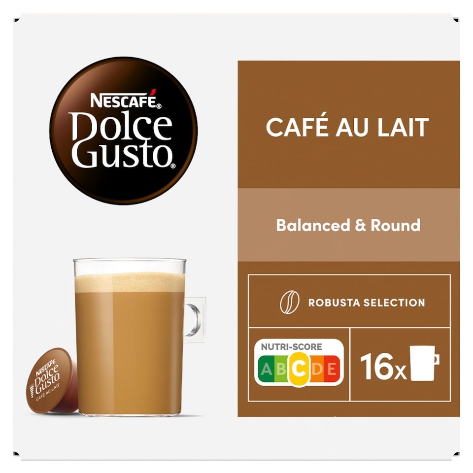 image 1 of NESCAFÉ Dolce Gusto Café au Lait Coffee Capsules 16 pcs