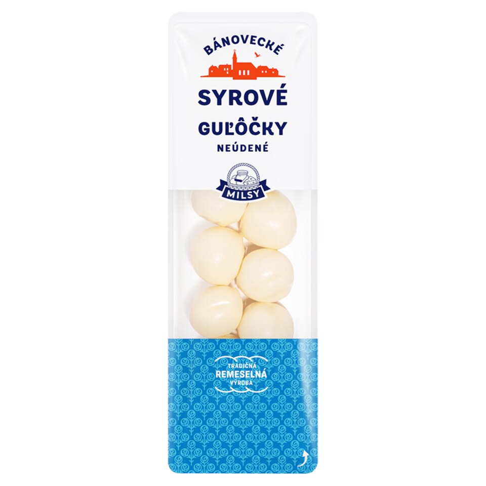 Milsy Bánovecké sýrové kuličky neuzené 80g