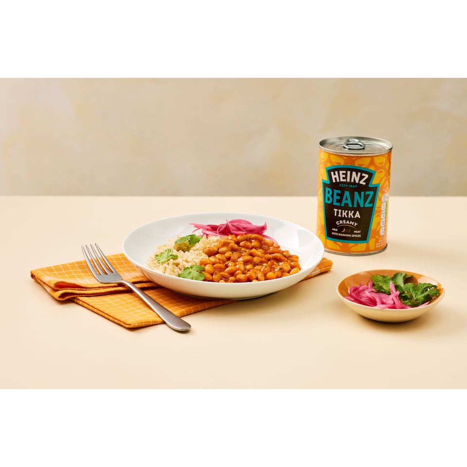 image 1 of Heinz Baked Beans Tikka Creamy Beanz 390G