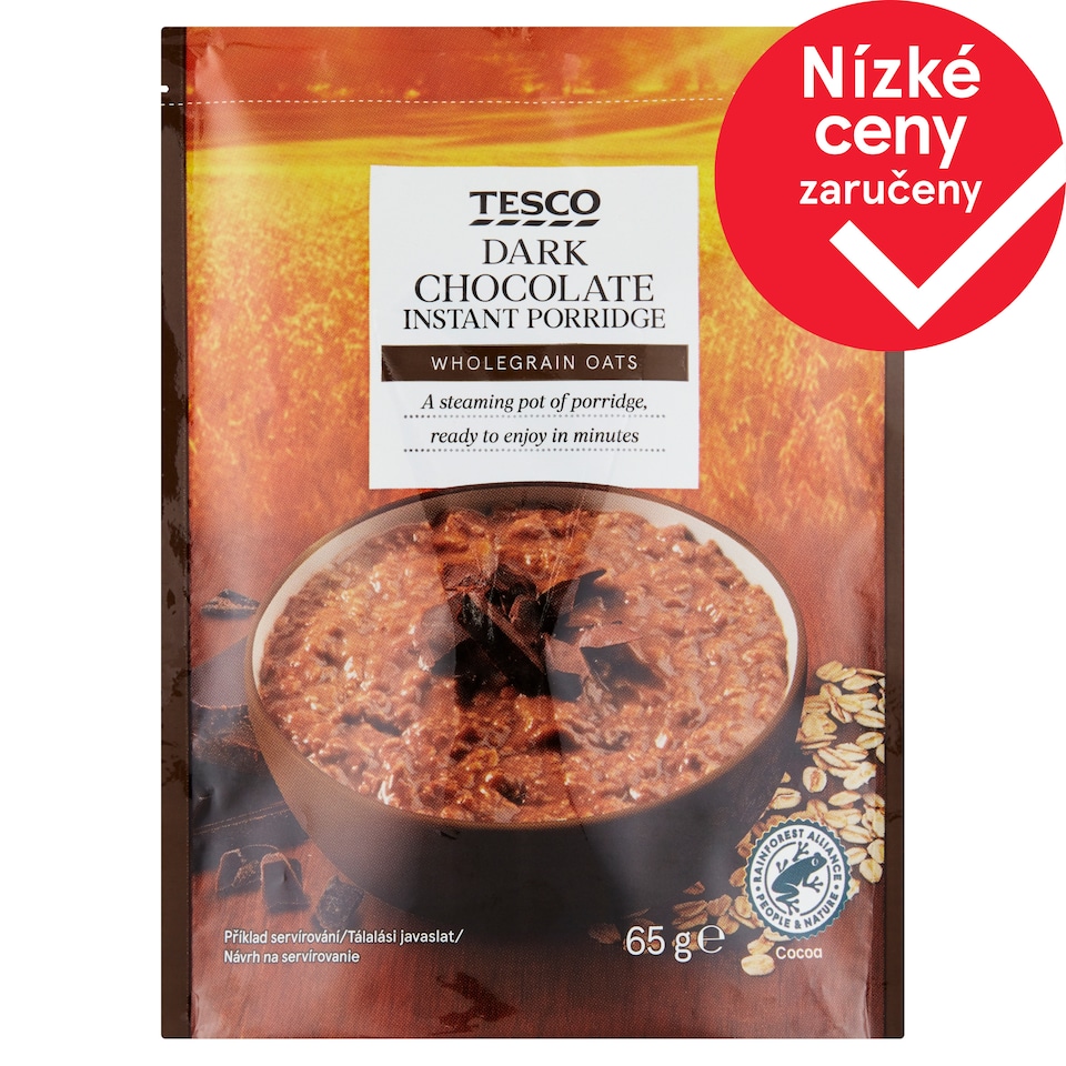 Tesco Instantní ovesná kaše s čokoládou 65g