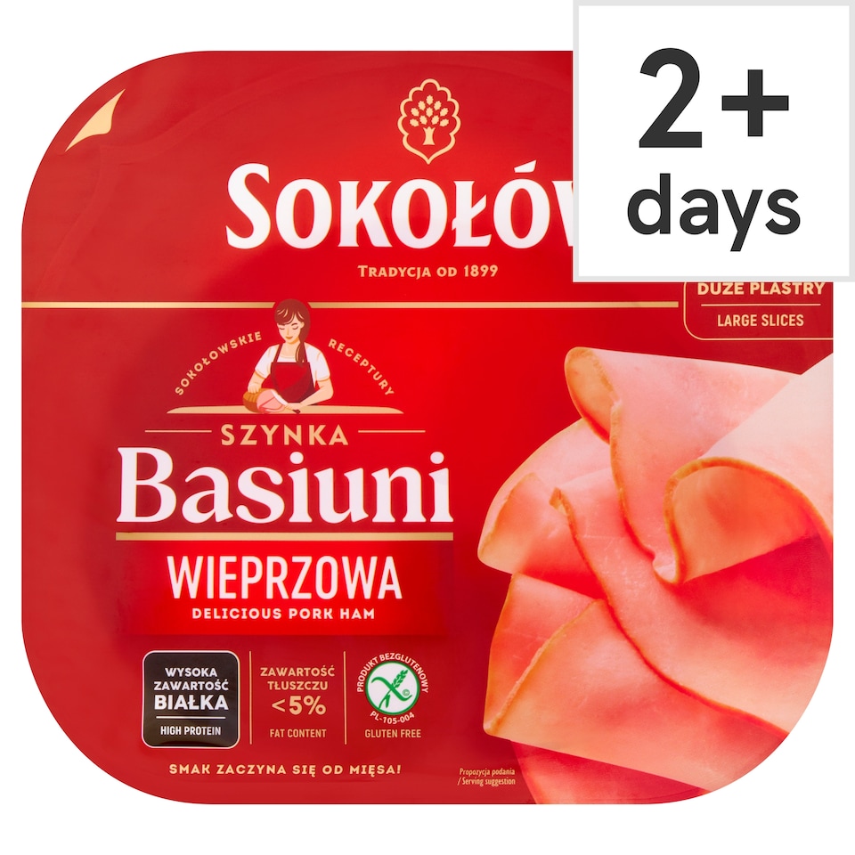 Sokolow Grandma Smoked Ham Slice 140G