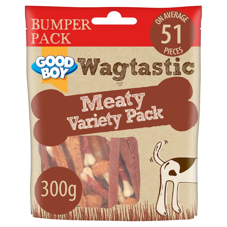 image 1 of Good Boy Wagtastic Meaty Variety Pack 300G