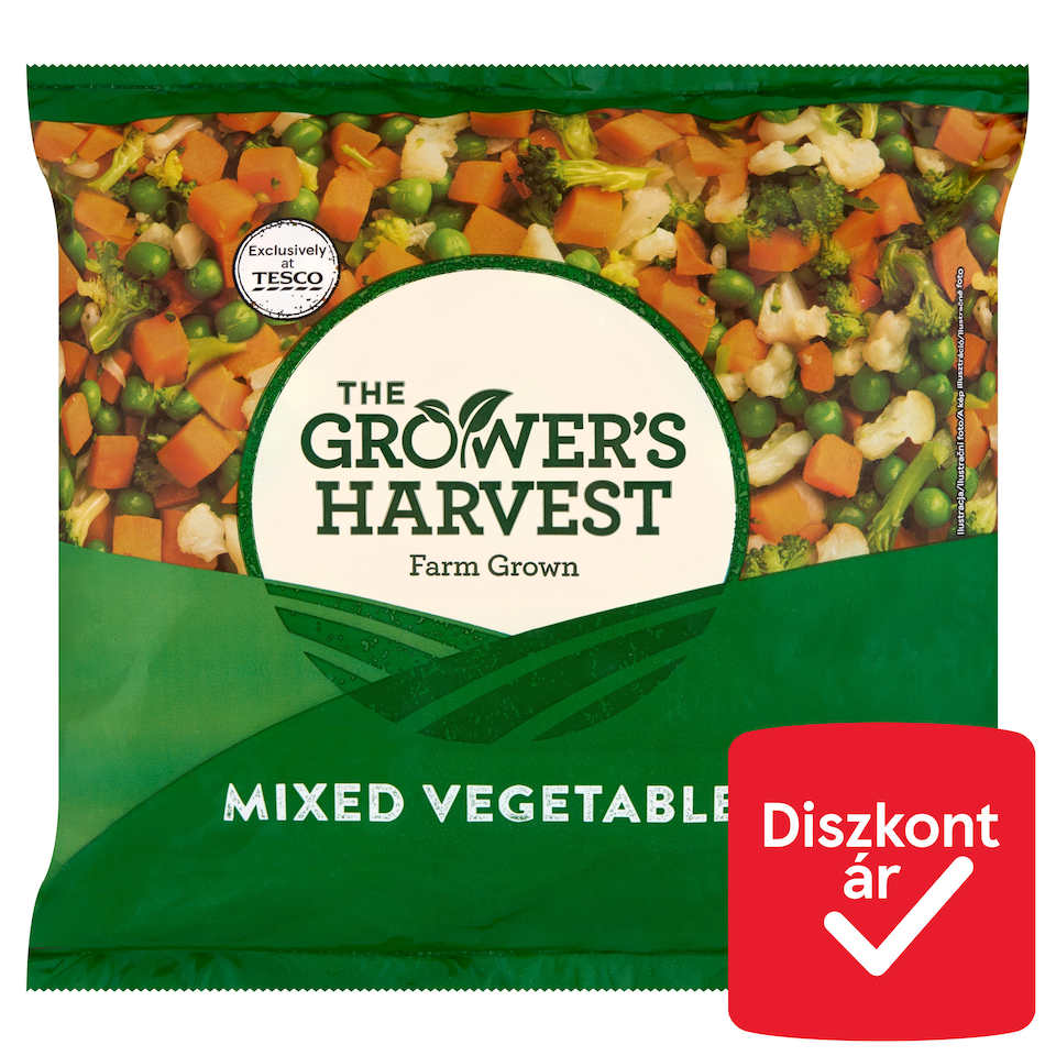 The Grower's Harvest gyorsfagyasztott brokkolis és karfiolos zöldségkeverék 750 g