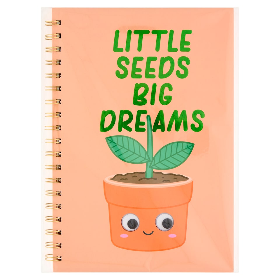 Little Seeds Big Dreams Spiral Notebook 60 Sheets