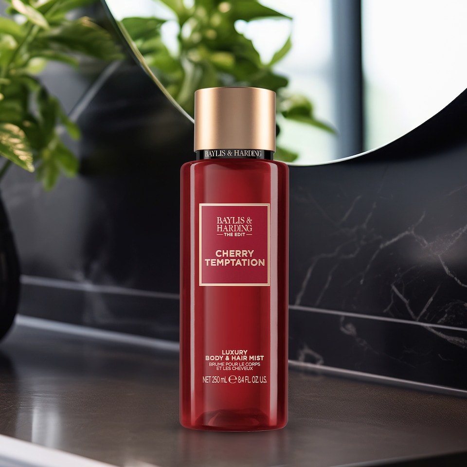 image 1 of Baylis & Harding The Edit Cherry Temptation Luxury Body & Hair Mist 250ml