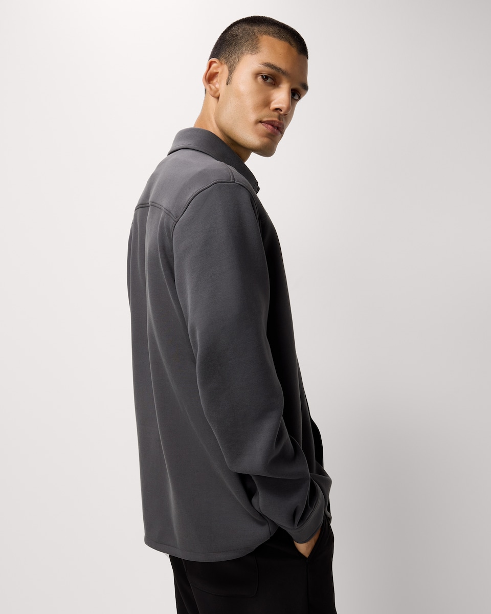 image 1 of F&F Sweat shacket in Grey