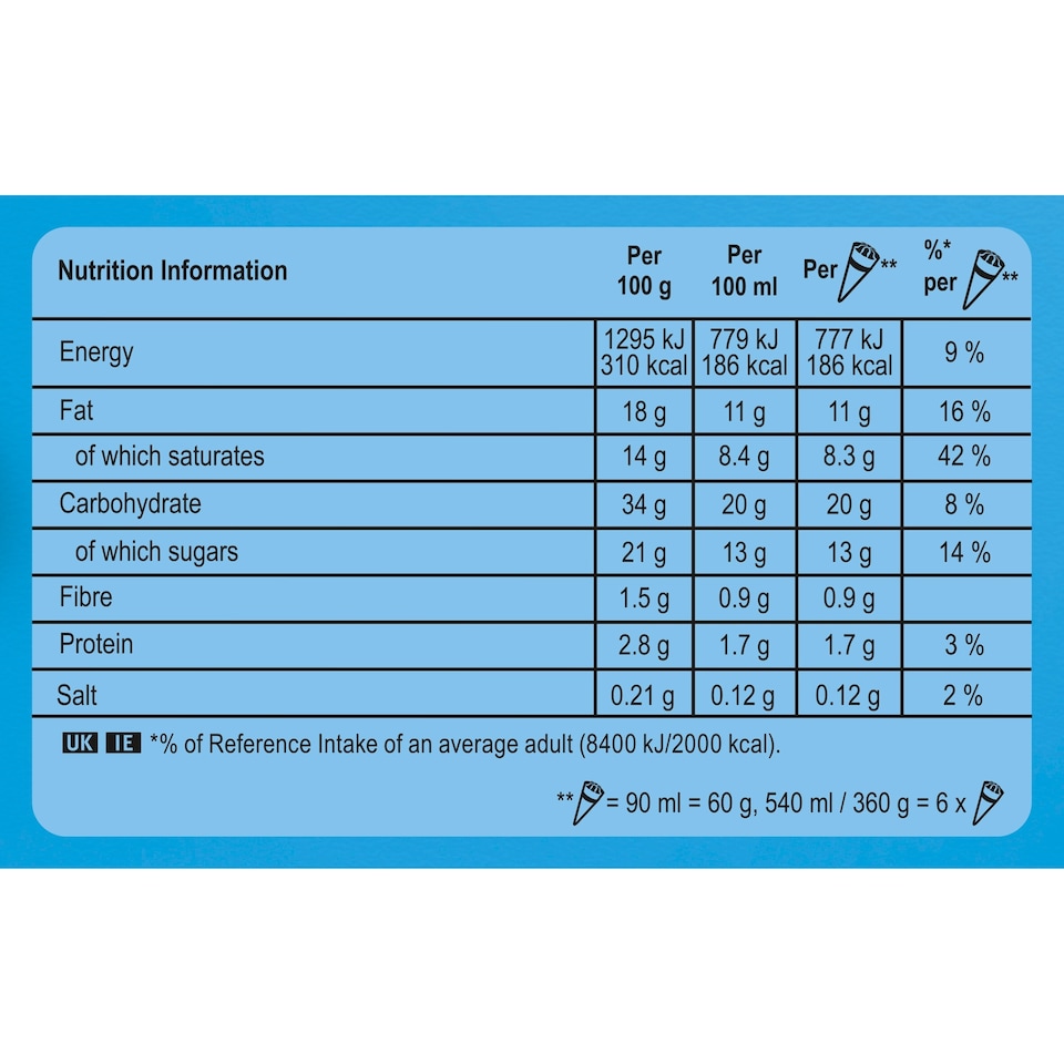 image 1 of Cornetto Classico Ice Cream Cones 6 x 90ml