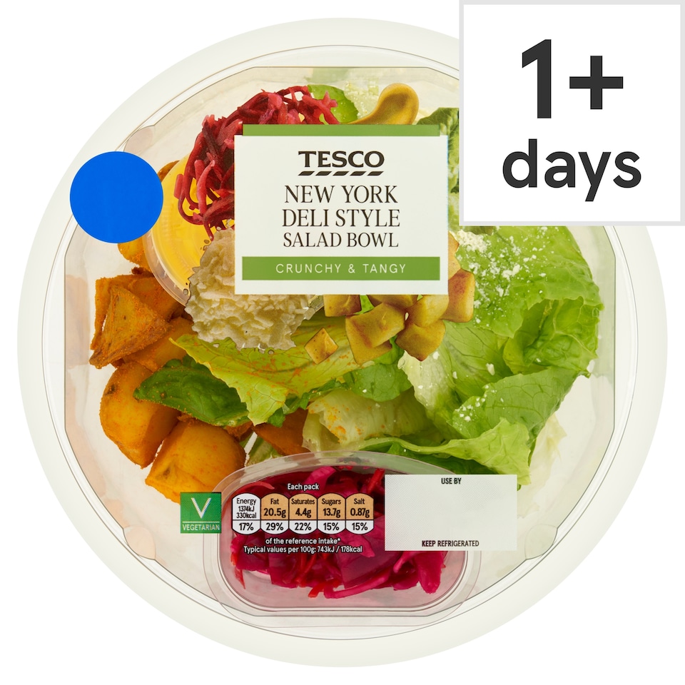 Tesco New York Style Deli Salad Bowl 185g