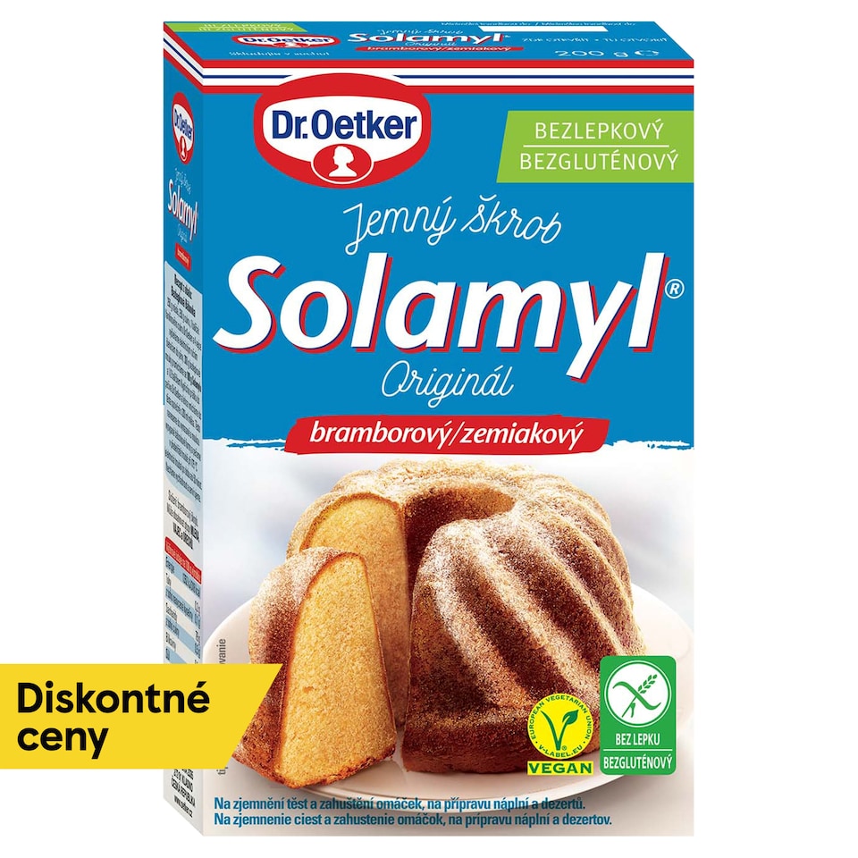 Dr. Oetker Solamyl jemný zemiakový škrob bezgluténový 200 g