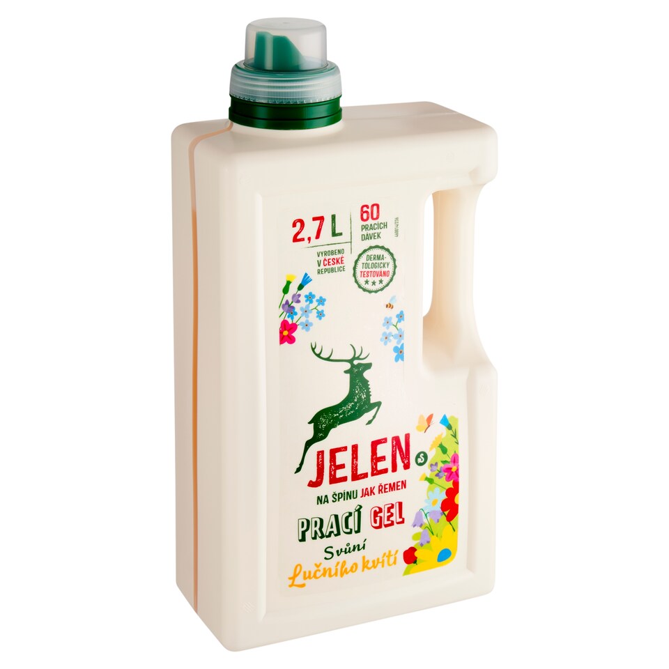 image 1 of Jelen Washing Gel with Scent of Meadow Flower 60 Washes 2.7L