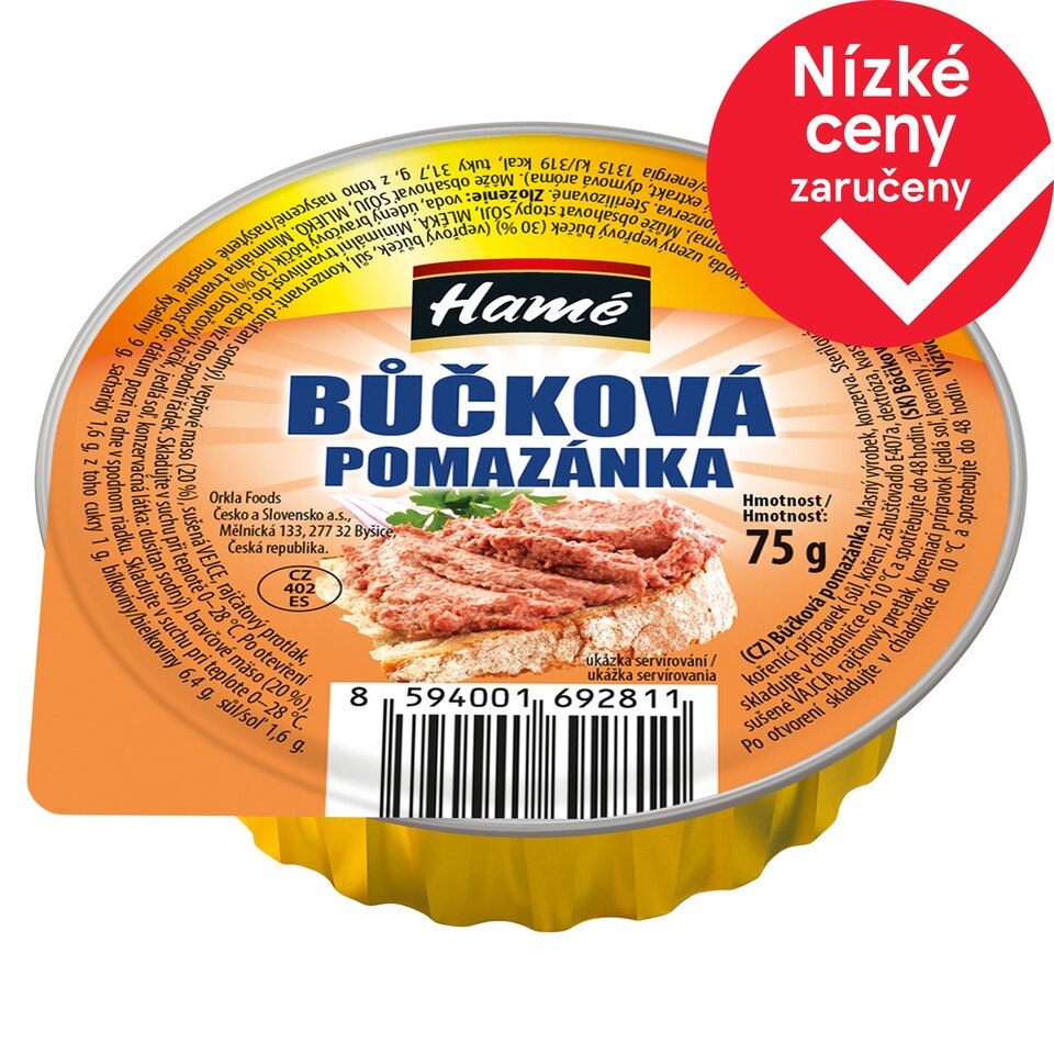 Hamé Bůčková pomazánka 75g