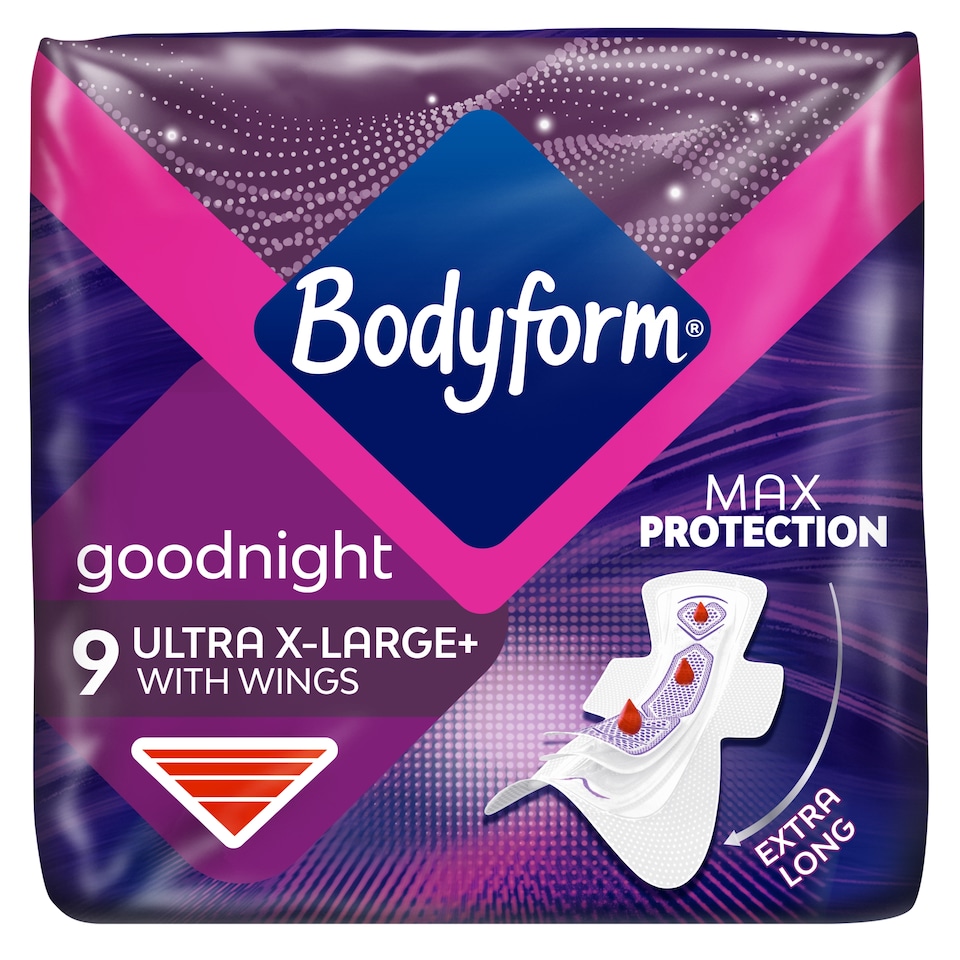 image 1 of Bodyform Ultra Night Extra 9 Pack
