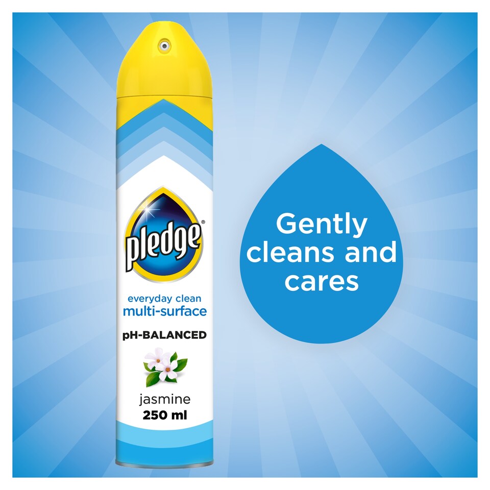 image 1 of Pledge Multi-Surface Cleaning Aerosol Jasmine 250ml