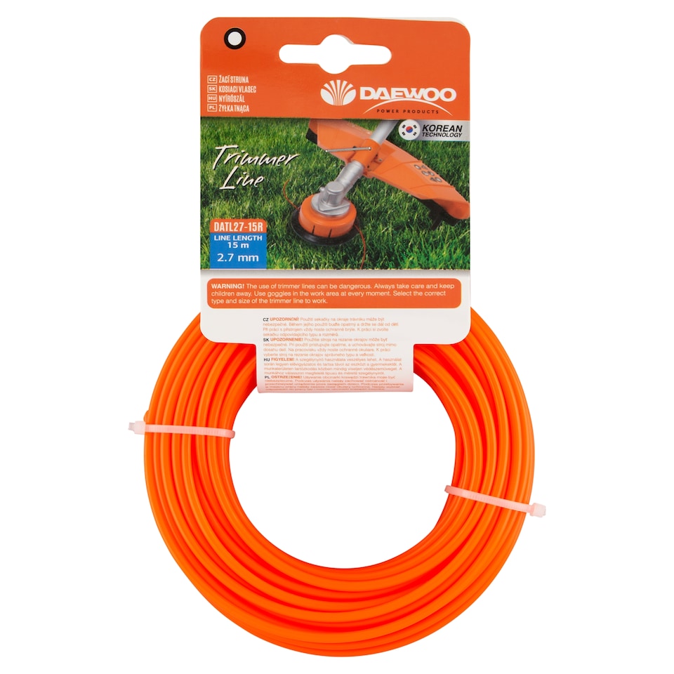 Daewoo DATL27-15R Trimmer Line  nyírószál 2,7 mm 15 m