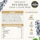 image 5 of Biona Organic Rye Bread Chia & Flax 500g