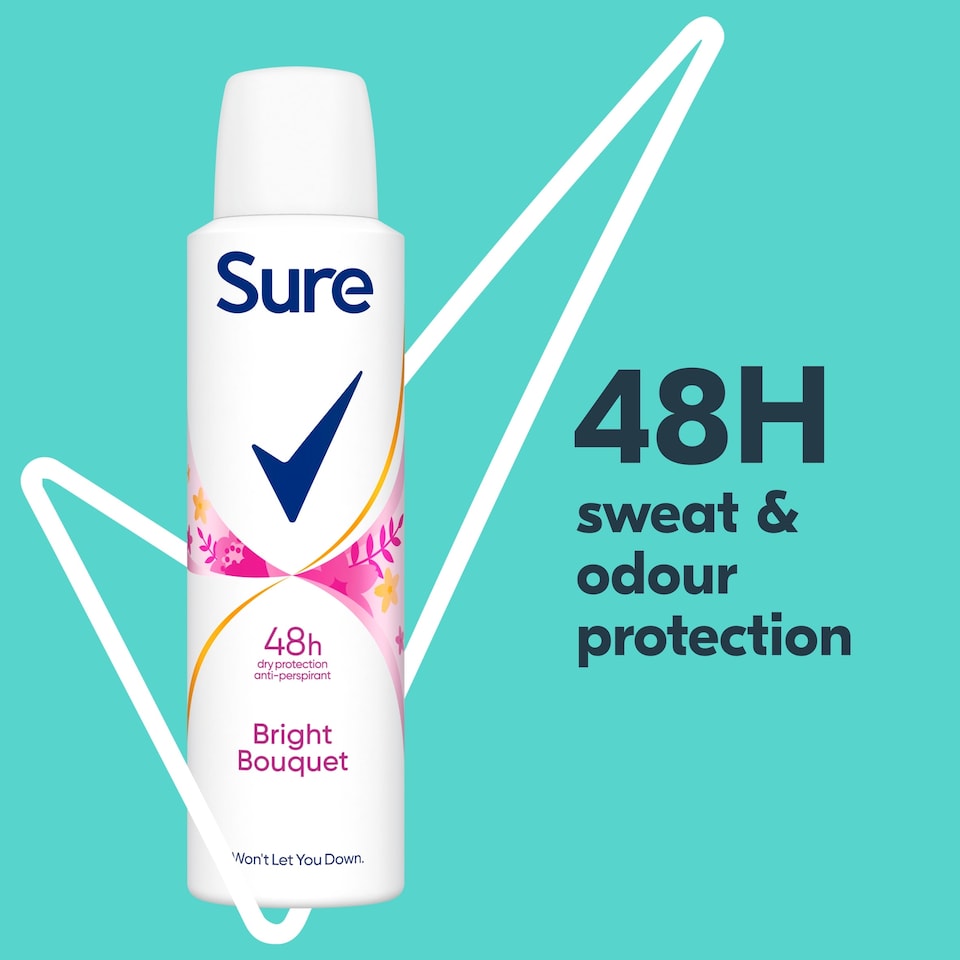 image 1 of Sure Women Bright Bouquet Antiperspirant Deodorant 150Ml
