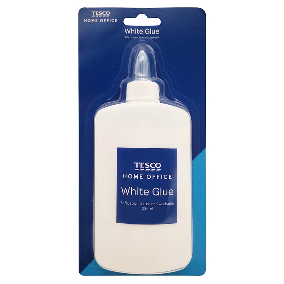 Tesco White Glue 230Ml-Replenish