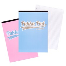 Pukka Pastel A4 Refill Pad 160pg Pink Blue