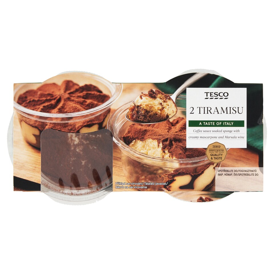 Tesco tiramisu 2 x 85 g (170 g)