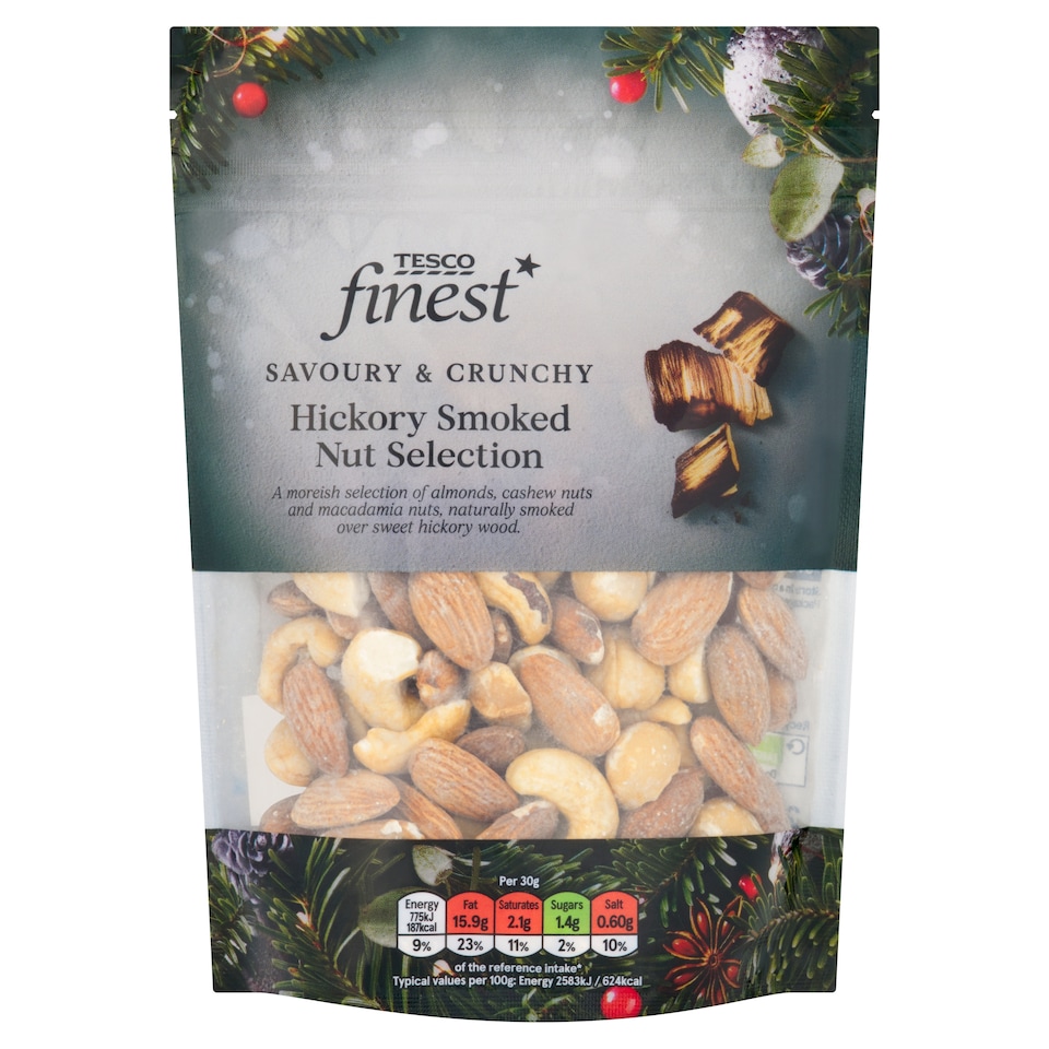 Tesco Finest Hickory Smoked Nut Selection 225G