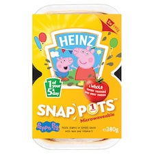 Heinz Snap Pots Peppa Pig Pasta Tomato Sauce 2 X190g
