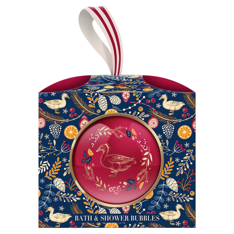 image 1 of Baylis & Harding Winter Wonderland Festive Cranberry Bath & Shower Bubbles 250ml