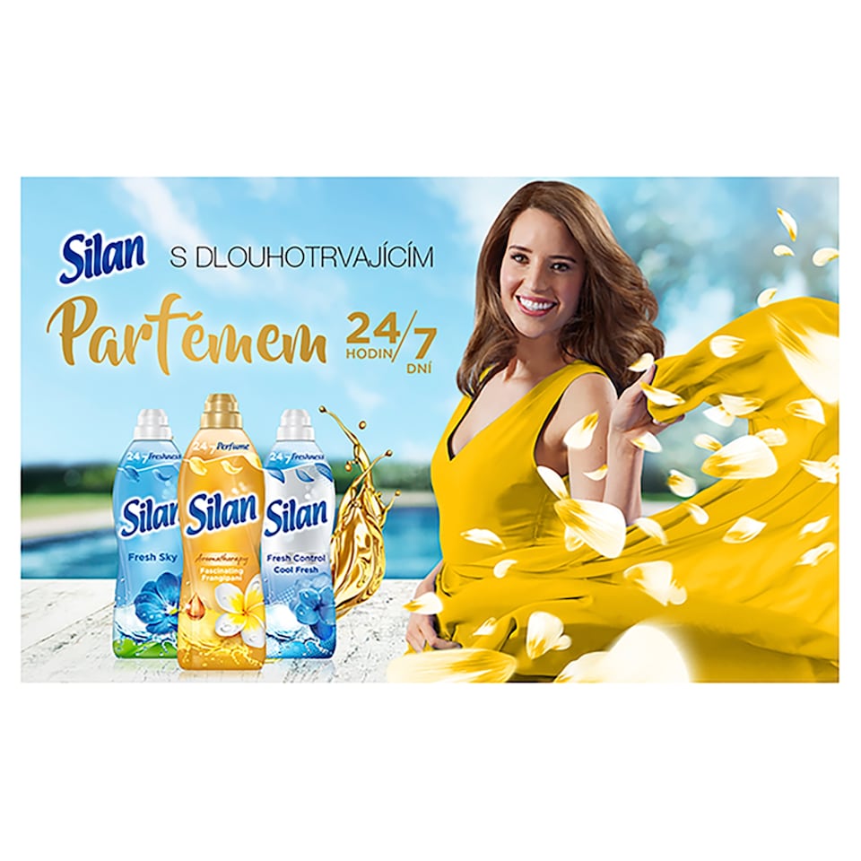 image 1 of Silan Aromatherapy Fascinating Frangipani Concentrated Fabric Softener 50 Washes 1100ml