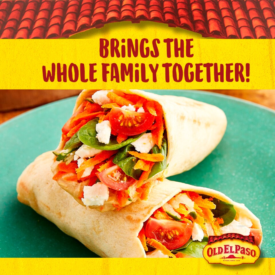 image 1 of Old El Paso Mild Smoky Bbq Tortilla Pockets Kit 380G