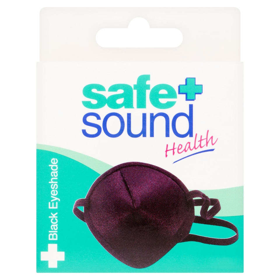 Safe & Sound Black Eyeshade