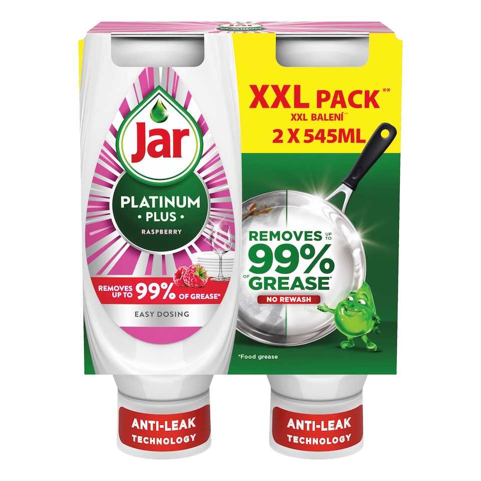 Jar Platinum Plus Mosogatószer Málna 545ML  1. kép