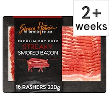 Simon Howie Dry Cure Smoked Streaky Bacon 220G