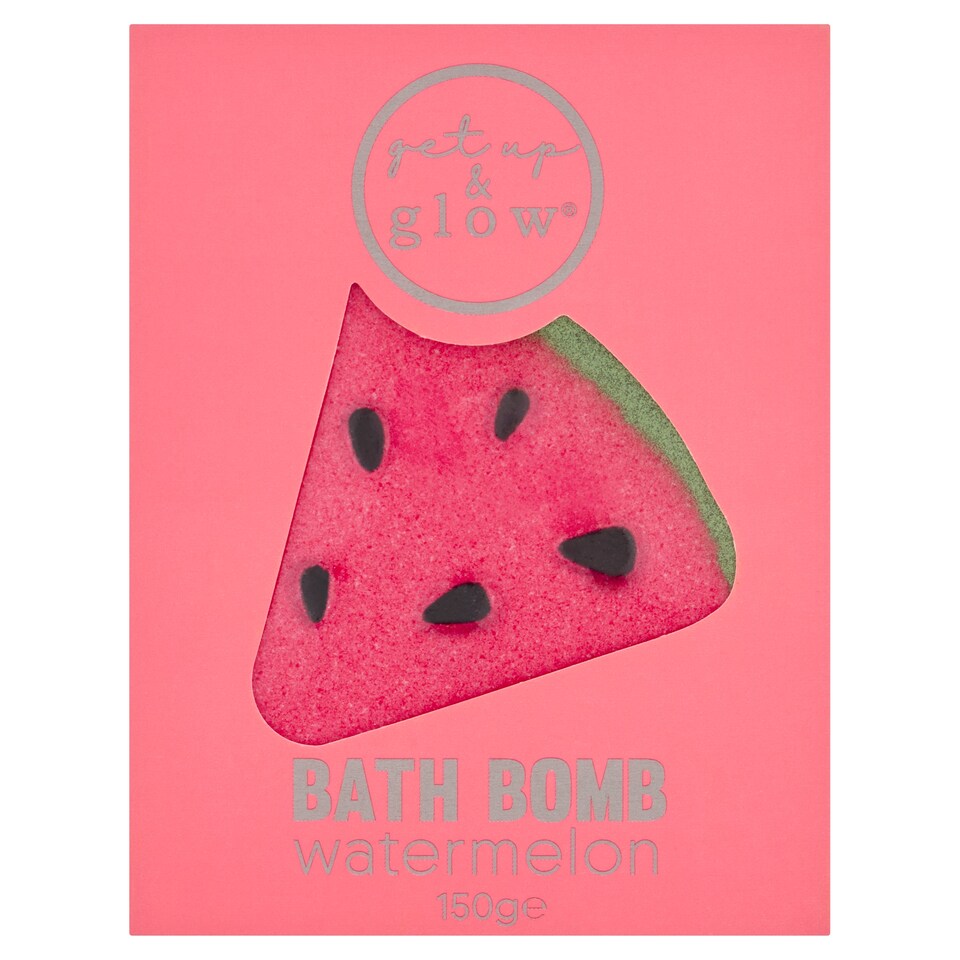 Get Up & Glow watermelon bath bomb 150g