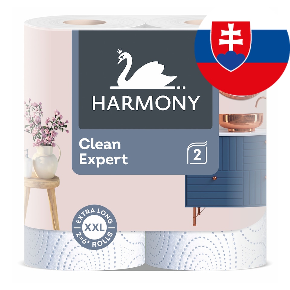 Harmony Clean Expert Paper Towels 2 Ply 2 pcs
