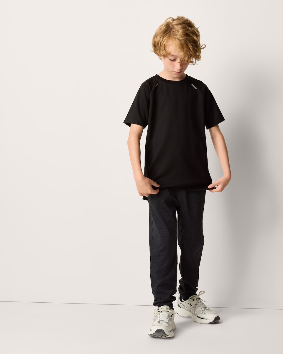 image 1 of F&F Active Boys Cuffed Joggers in Navy