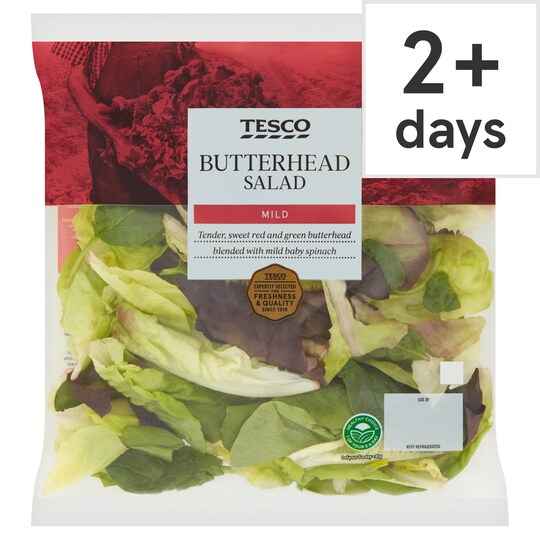 Tesco Leafy Butterhead Salad 100G Tesco Groceries