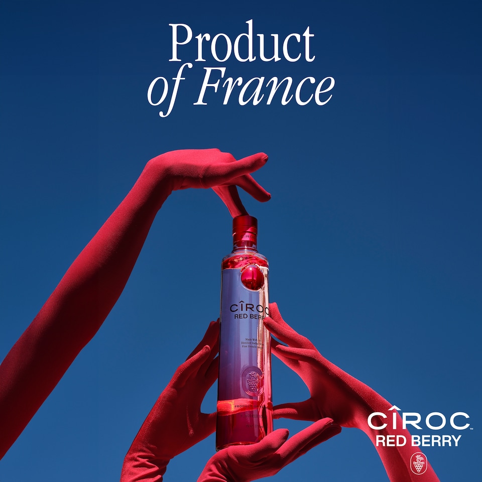 image 1 of Ciroc Red Berry Flavoured Vodka Bottle 37.5% Vol 70Cl