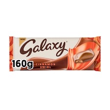 Galaxy Cinnamon Swirl Chocolate Bar 160g