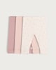 image 1 of F&F Baby 3-Pack Cotton Rich Ribbed Leggings in Pink